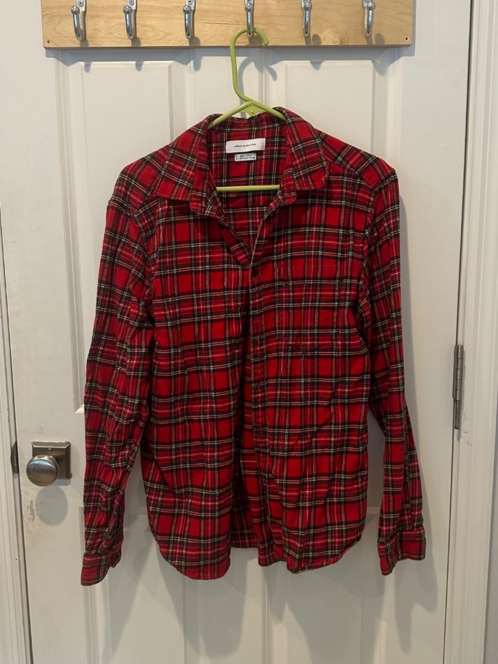 Urban Outfitters Red Plaid Flannel